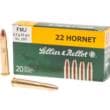 Sellier & Bellot SB22HA Rifle  22Hornet 45gr Full Metal Jacket 20 Rounds