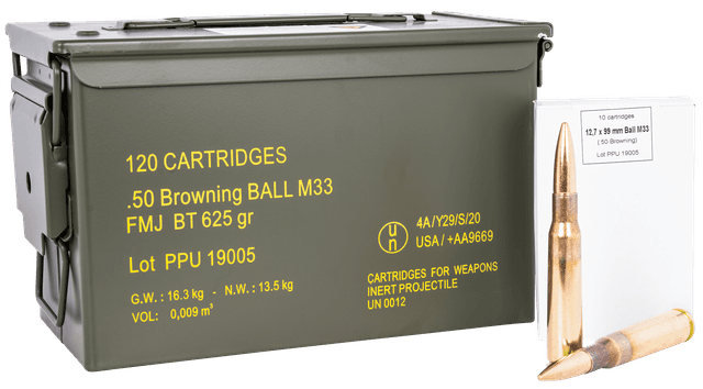 Prvi Partisan Rangemaster 50 BMG Full Metal Jacket 625 Grain 120 Rounds