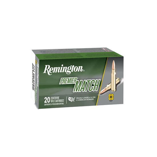Remington Premier Match 224 Valkyrie BTHP 90 Grain 20 Rounds