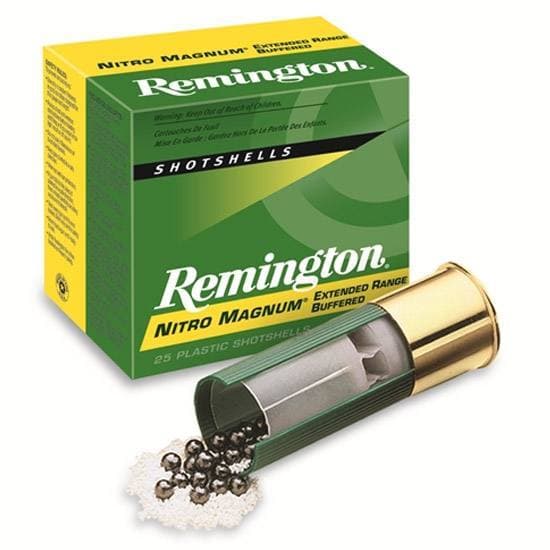 Remington Nitro Mag 20 Gauge Lead Shotshell 1-1/8 Ounce #6 25 Rounds