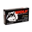 Wolf WPA Military Polyformance Rifle Ammunition .223 Rem 55 gr FMJ 3241 fps - 500/box