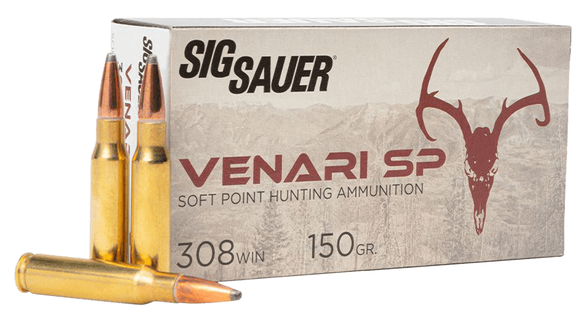 Sig Sauer Venari 308 Winchester Soft Point 150 Grain 20 Rounds