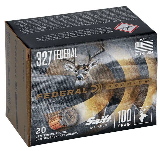 Federal Premium 327 Federal Magnum Swift A-Frame 100 Grain 20 Rounds