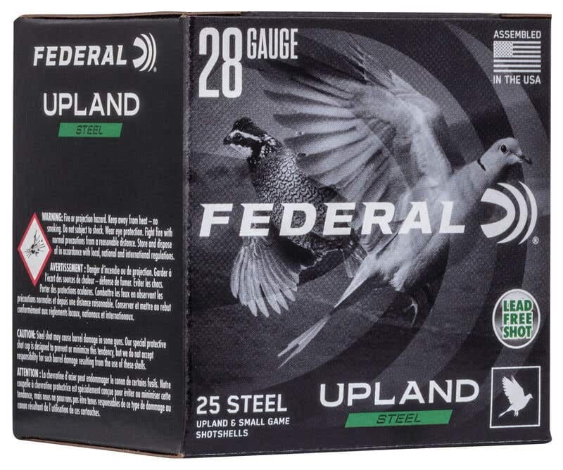 Federal Upland Steel 28 Gauge Steel Shot 5/8 Grain 25 Rounds