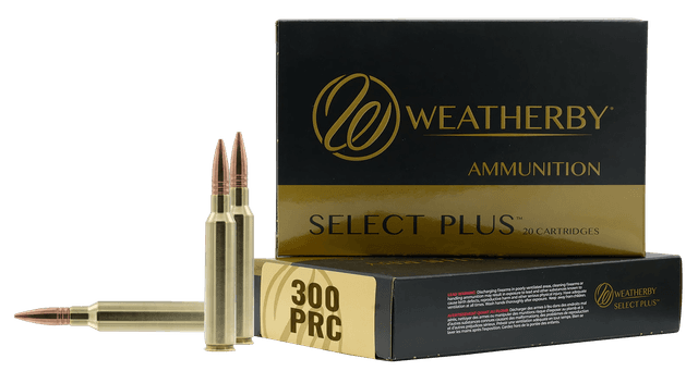 Weatherby Select Plus 300 PRC Jacketed Hollow Point 205 Grain 20 Rounds