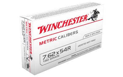 Winchester Metric 7.62x54R Soft Point 180 Grain 20 Rounds