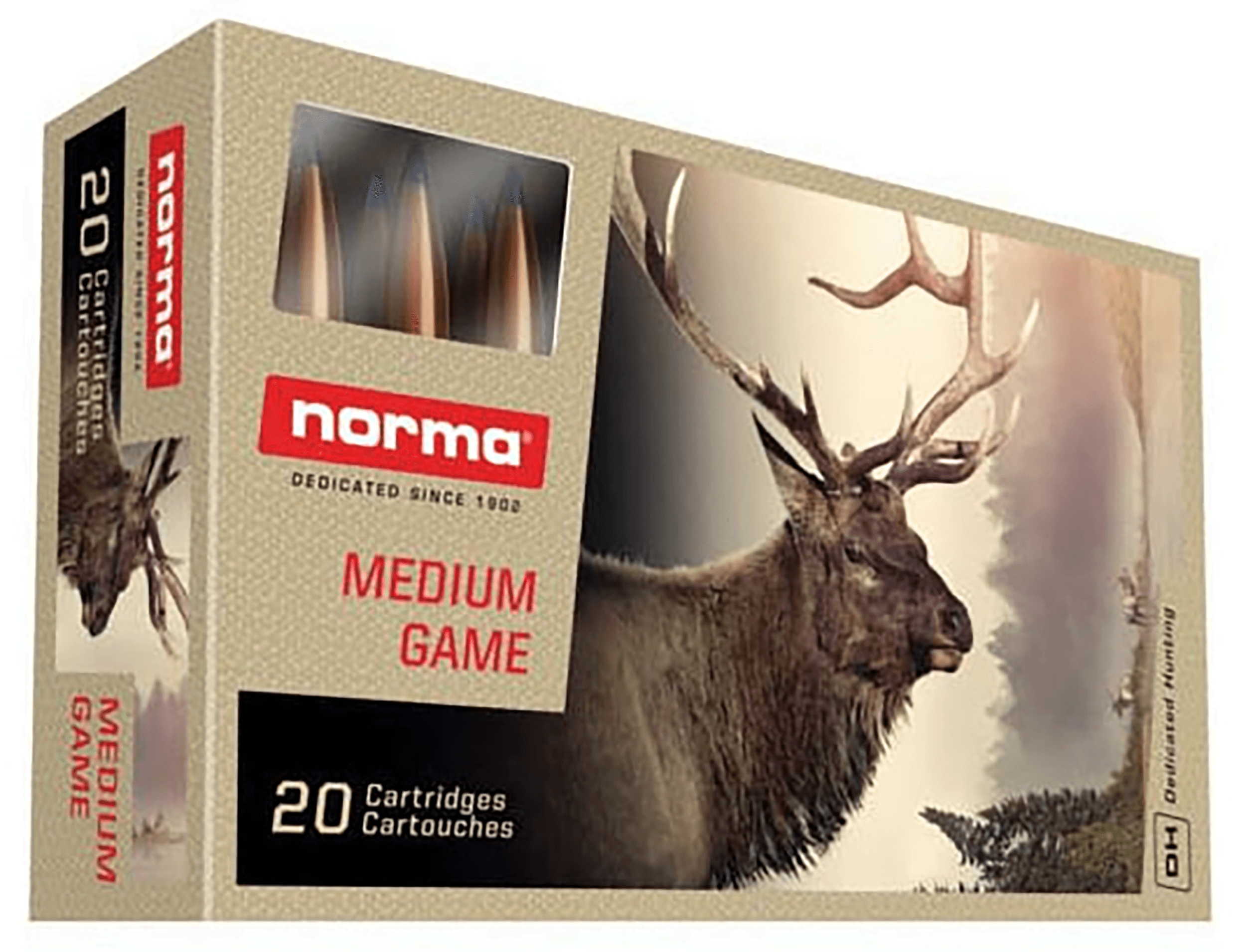 Norma Ammunition 20166452 Dedicated Hunting Bondstrike 6.5PRC 143gr Bonded Boat Tail 20 Rounds