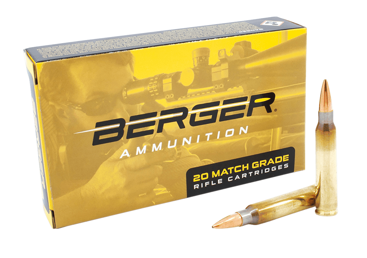 Bergara Berger Bullets 223 Remington Boat Tail 73 Grain 20 Rounds