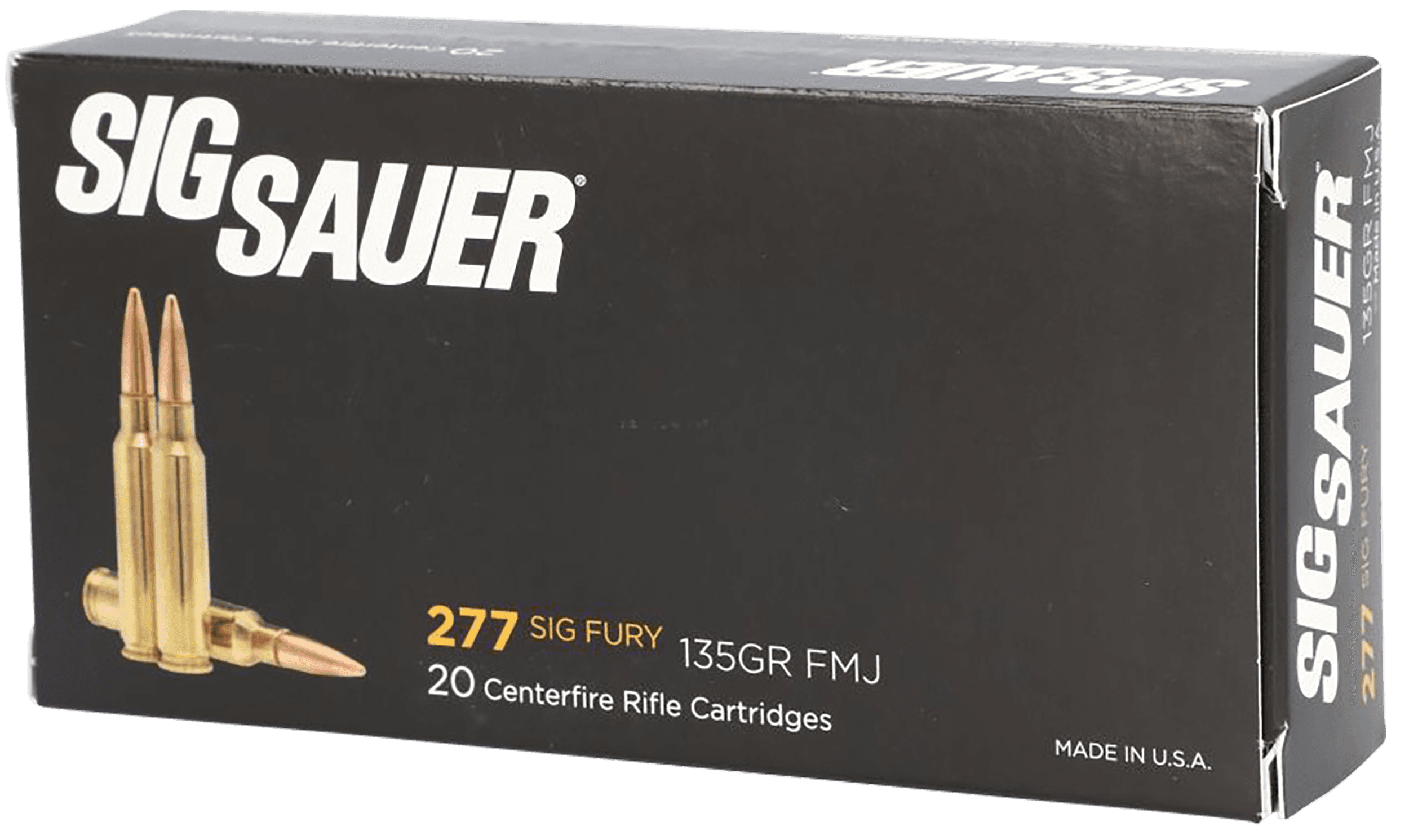 Sig Sauer Elite Ball 277 Sig Fury Full Metal Jacket 135 Grain 20 Rounds