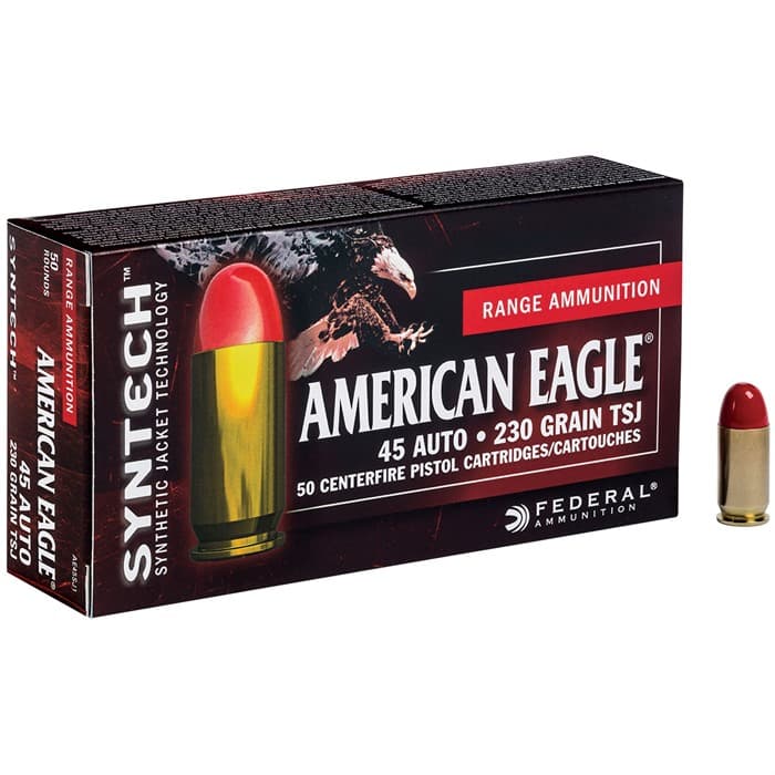 Federal Syntech 45 Auto Total Synthetic Jacket 230 Grain 50 Rounds