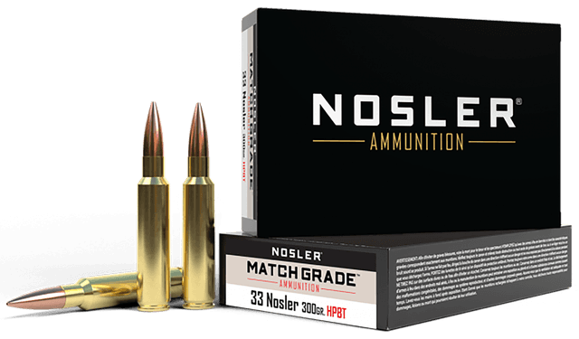 Nosler Match Grade 33 Nosler Custom Comp Hpbt 300 Grain 20 Rounds