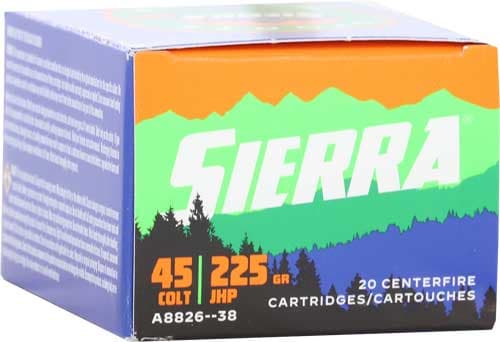 Sierra Sports Master Ammo 45 Colt 225 gr. JHP 20 rd.