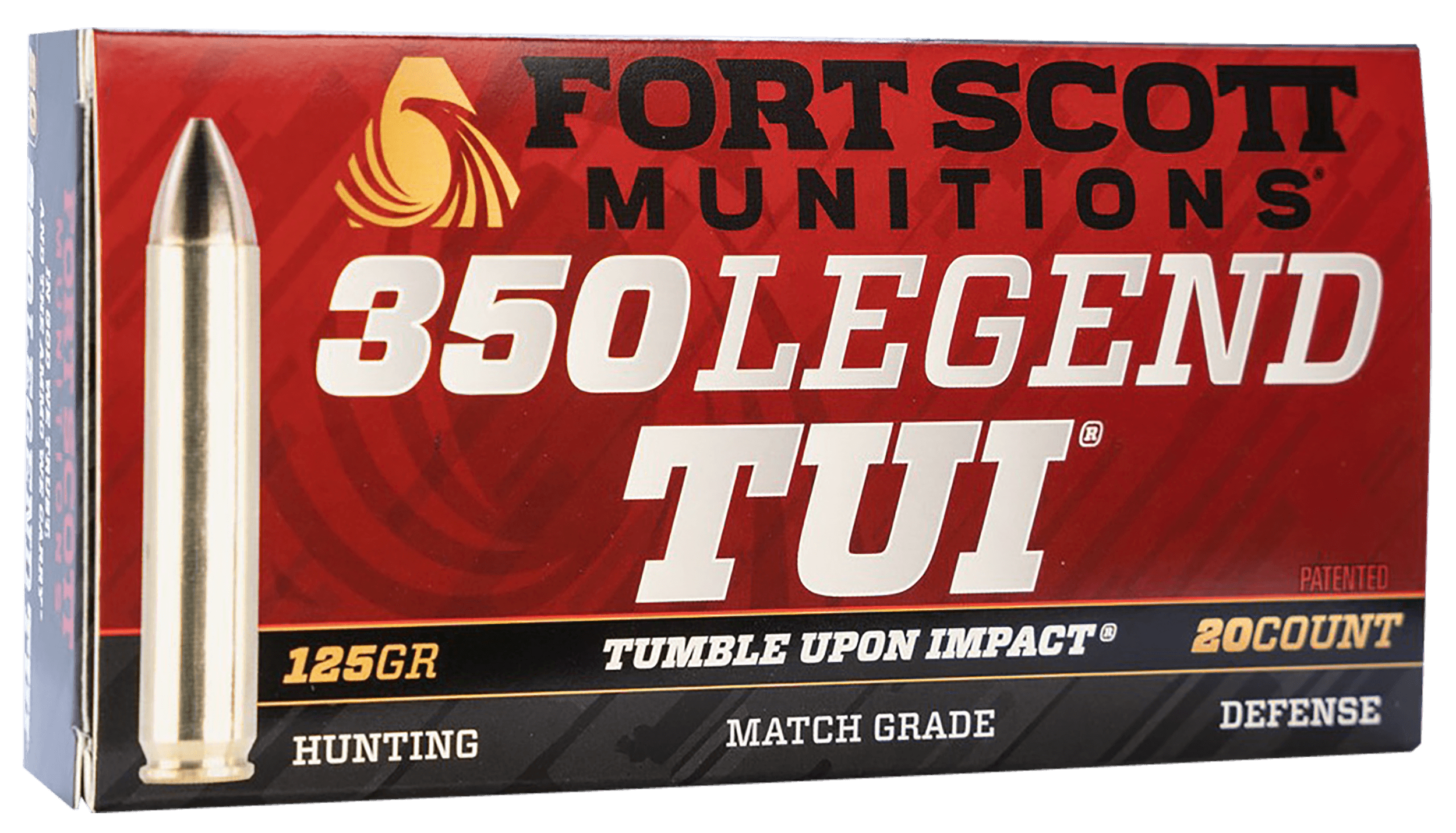 Fort Scott Munitions Rifle Ammo 350 Legend 125 gr. TUI 20 rd.