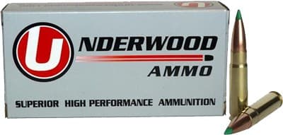 Underwood Ammo Ballistic Tip Rifle Ammunition 300 Blackout 125gr BT 2250 fps 20/ct