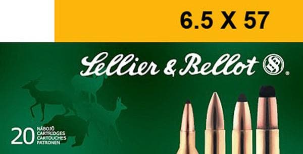 Sellier & Bellot 6.5x57 R-SP Soft Point 131 Grain 20 Rounds