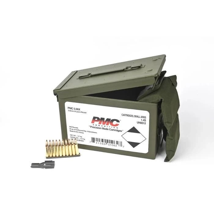 PMC Bronze 5.56 NATO FMJ-BT 55 Grain 75600 Rounds