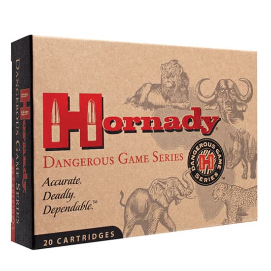 Hornady Dangerous Game 450 Nitro Express Solid 480 Grain 20 Rounds