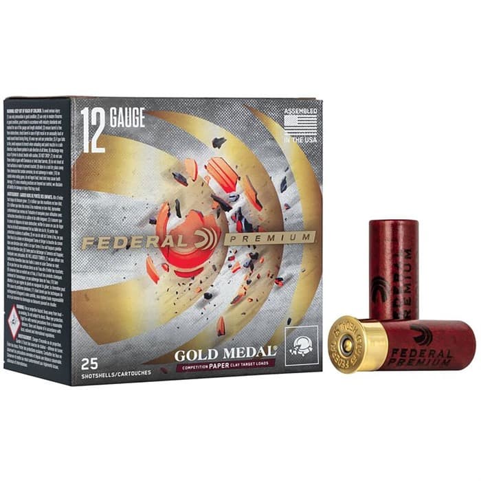 Federal Gold Medal 12 Gauge 1 Ounce #8 Shot 25 Rounds