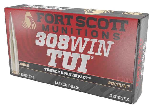 Fort Scott Munition Rifle Ammo 308 Win. 168 gr. TUI 20 rd.