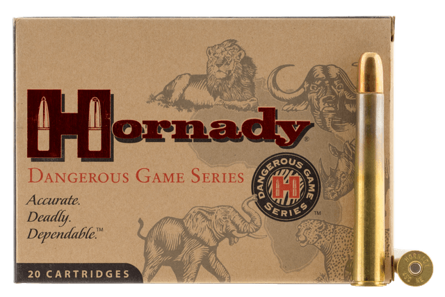 Hornady Dangerous Game 500 Nitro Express Dangerous Game Solid 570 Grain 20 Rounds