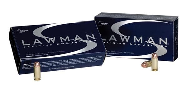 CCI Speer Lawman 357 Sig Total Metal Jacket Flat Nose 125 Grain 50 Rounds