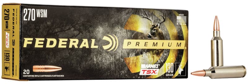 Prem 270WSM 130gr Barnes TSX 20rd