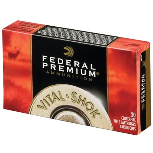 Federal Vital Shok 22-250 Remington Nosler Partition 60 Grain 20 Rounds