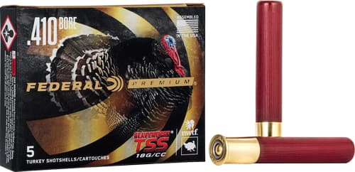 Federal Premium Heavyweight TSS 410 Gauge Tungsten Super Shot 13/16 Grain 5 Rounds