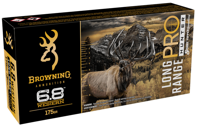 Browning Long Range Pro Hunter 6.8 Western Sierra Tipped GameKing 175 Grain 20 Rounds