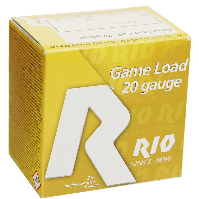 Rio Ammunition RC20MGN6 Game Load 20Gauge 3" 1 1/4oz 6Shot 25 Rounds
