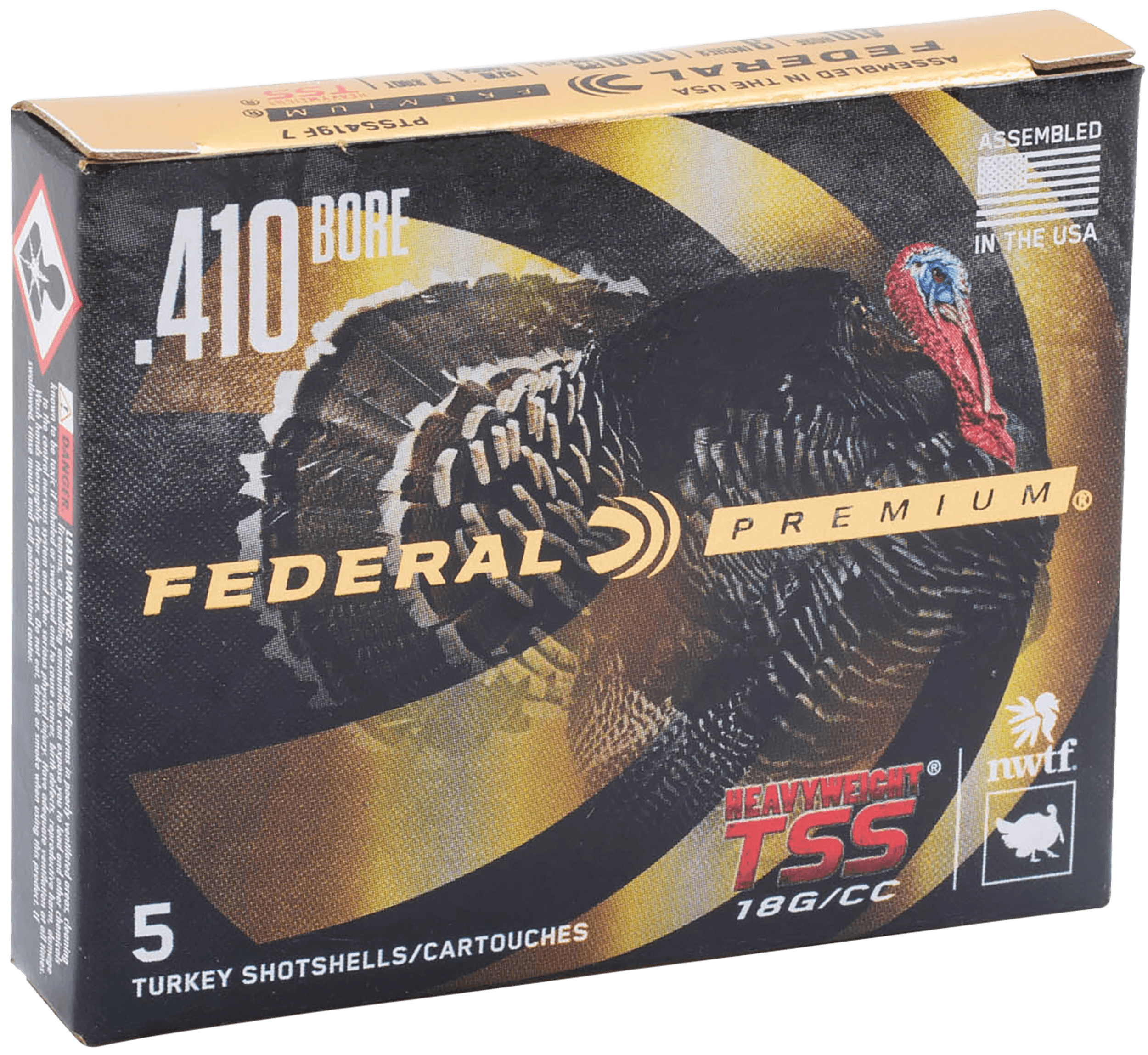 Federal Premium Heavyweight TSS 410 Gauge Tungsten Super Shot 13/16 Grain 5 Rounds