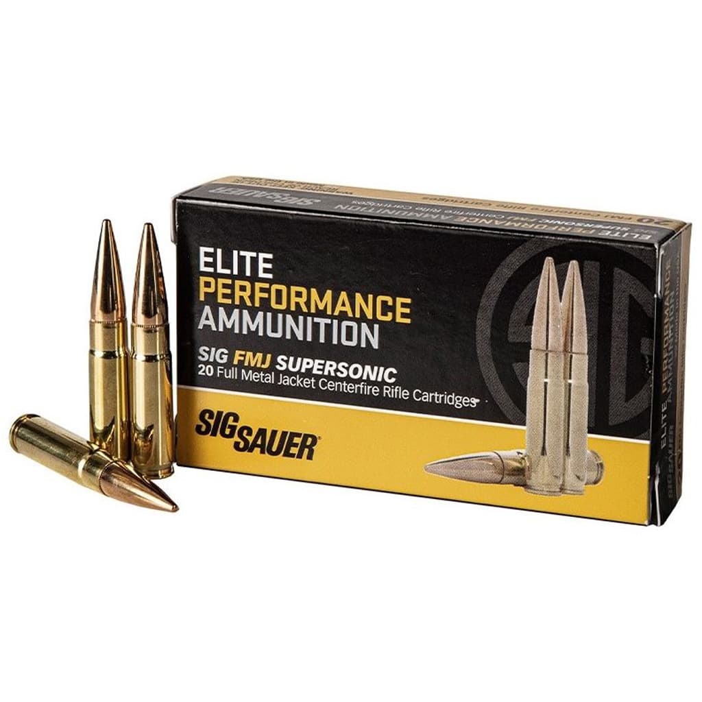 Sig Sauer Elite Ball Performance 300 AAC Blackout FMJ 125 Grain 20 Rounds