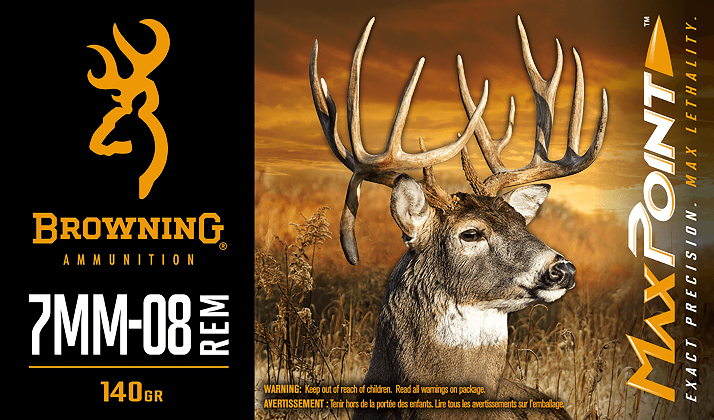 Browning Max Point 7mm-08 Remington Soft Point 140 Grain 20 Rounds