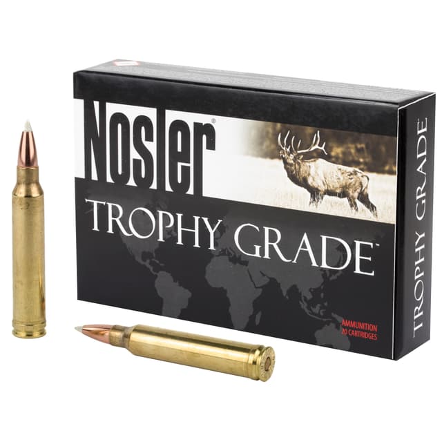Nosler, Trophy Grade, .300 Winchester Magnum, AccuBond Spitzer, 180 Grain, 20 Rounds