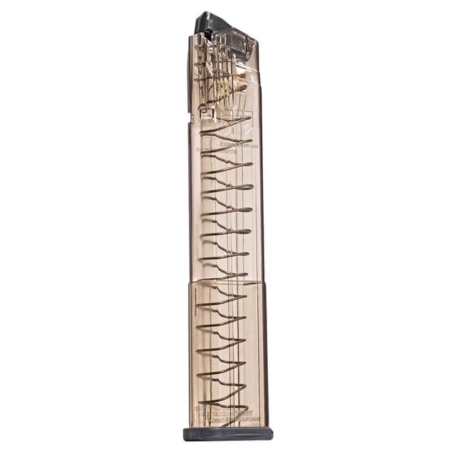 ETS Omega 32rd Extended 9mm Luger Magazine Clear Polymer Fits Sig P320