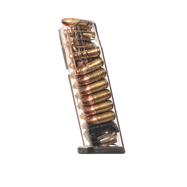 ETS 9mm Pistol Magazine Fits Sig Sauer P320 17 Round Clear Polymer