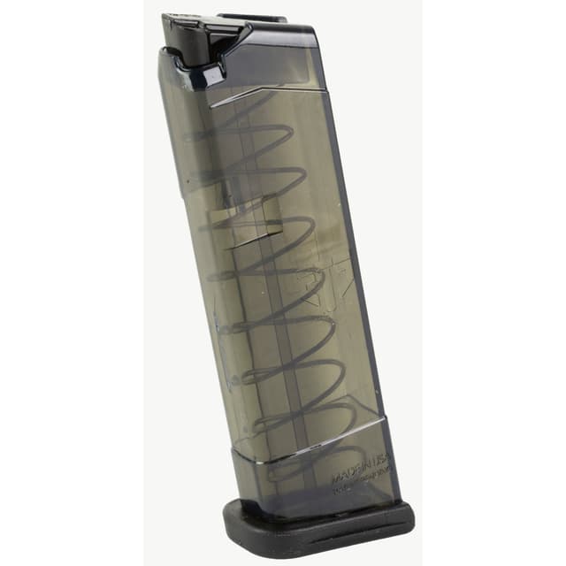 ETS Glock 42 Magazine 380 ACP 9 Round Carbon Smoke Polymer