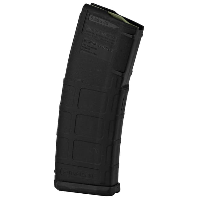 Magpul MAG571BLK PMAG GEN M2 MOE Black Detachable 30rd 223 Rem/5.56x45mm NATO for AR-15/M16/M4