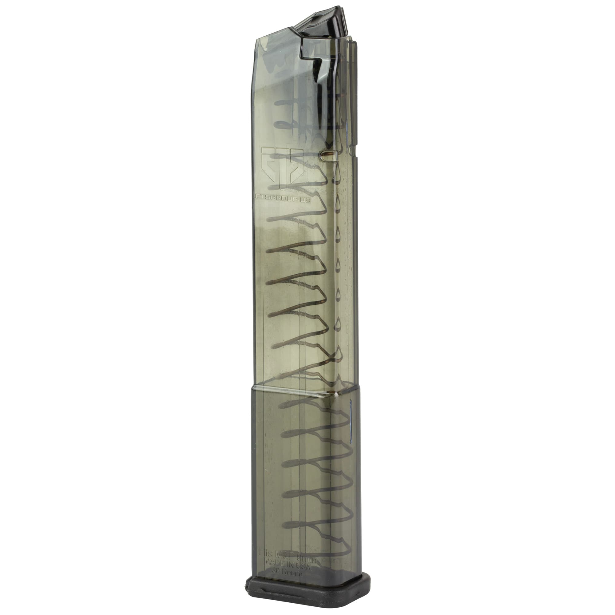 ETS Group 30rd Extended 9mm Luger Magazine for S&W M&P Carbon Smoke Polymer