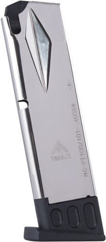 Mec-Gar Taurus Magazine .40 S&W 10-Round Nickel-Coated Compatible with PT100 PT101