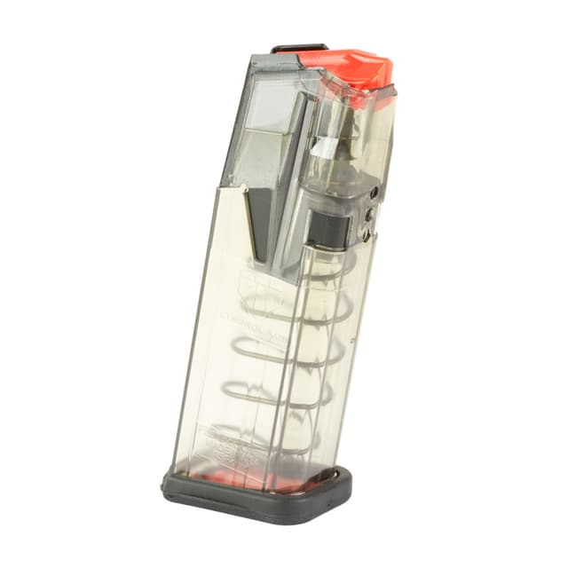 ETS Omega 15rd 9mm Magazine Compatible with Glock 19 Gen1-5 and Glock 26 Translucent Smoke