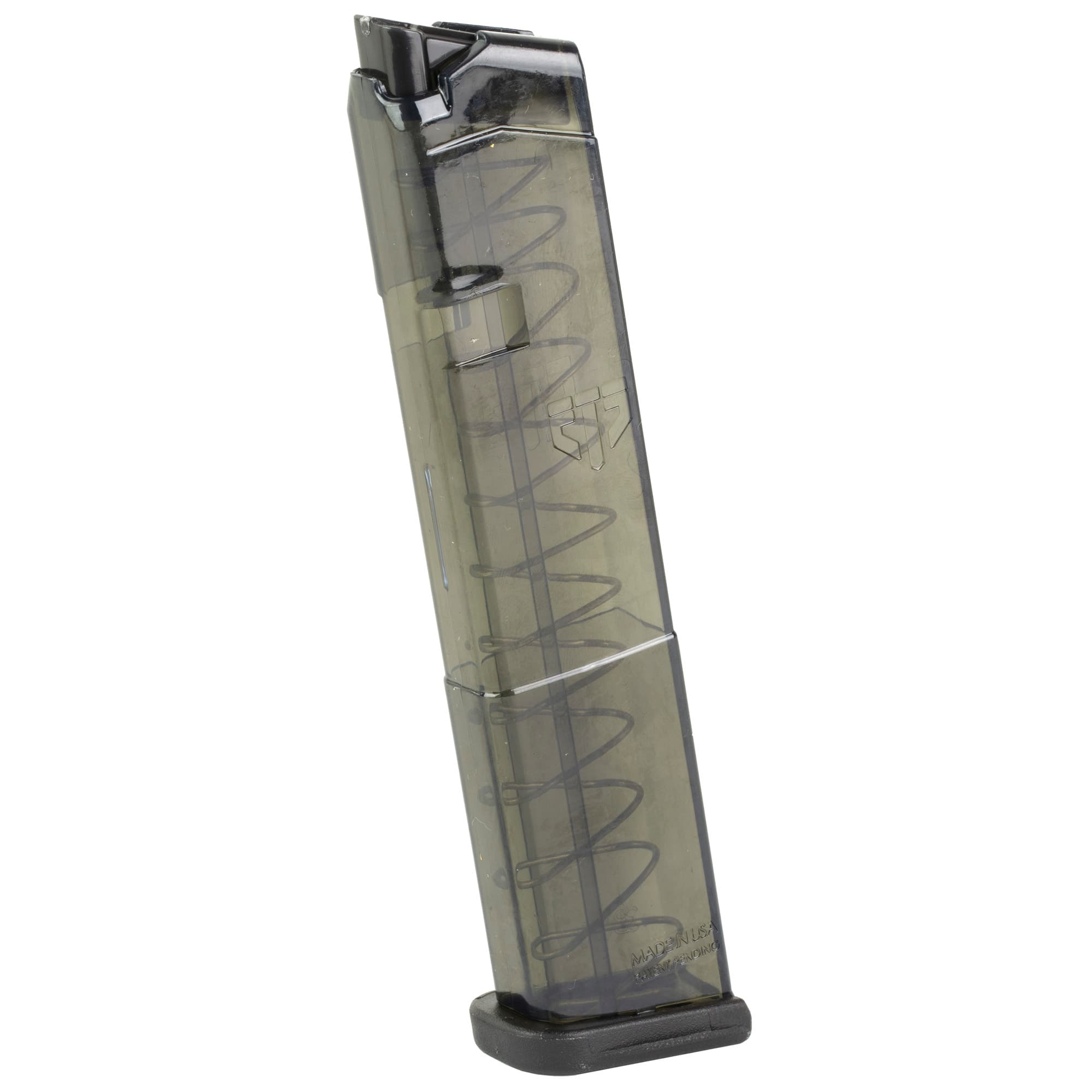 ETS Carbon Smoke Handgun Magazine Glock 42 .380 Cal 12 Rounds
