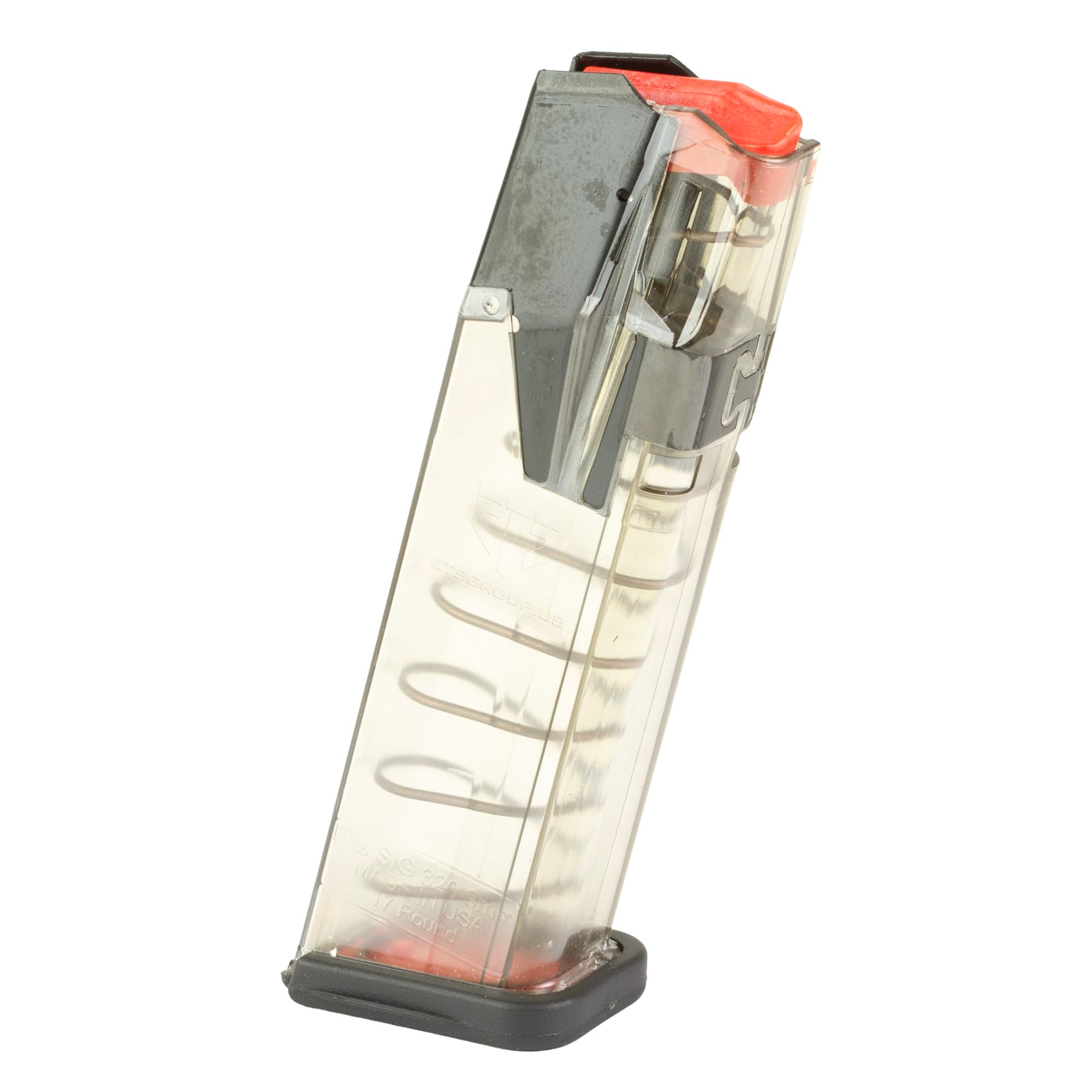 ETS Omega 17rd 9mm Magazine Fits Sig P320 Translucent Smoke