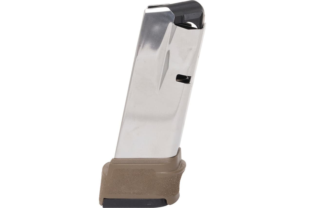 Springfield Armory Hellcat 15rd Extended Floorplate 9mm Stainless Steel Dark Earth