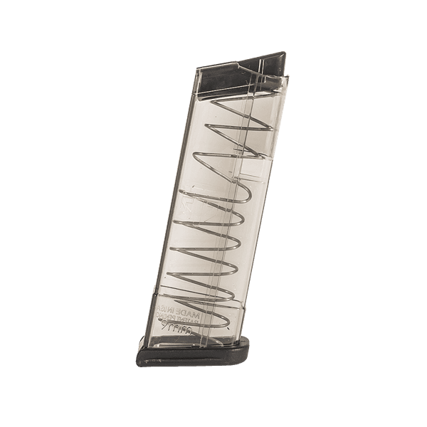 ETS 9mm Magazine Fits Glock 43 9 Round Clear