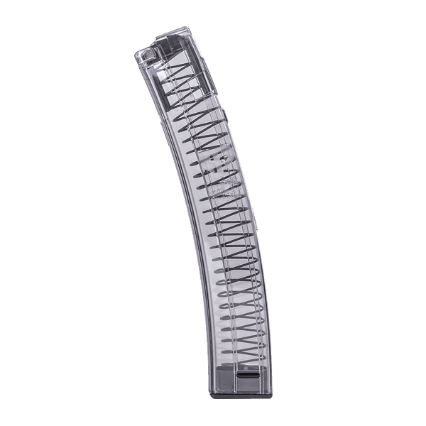 ETS 9mm Rifle Magazine Smoke Gray Fits HK MP5 30RD Capacity
