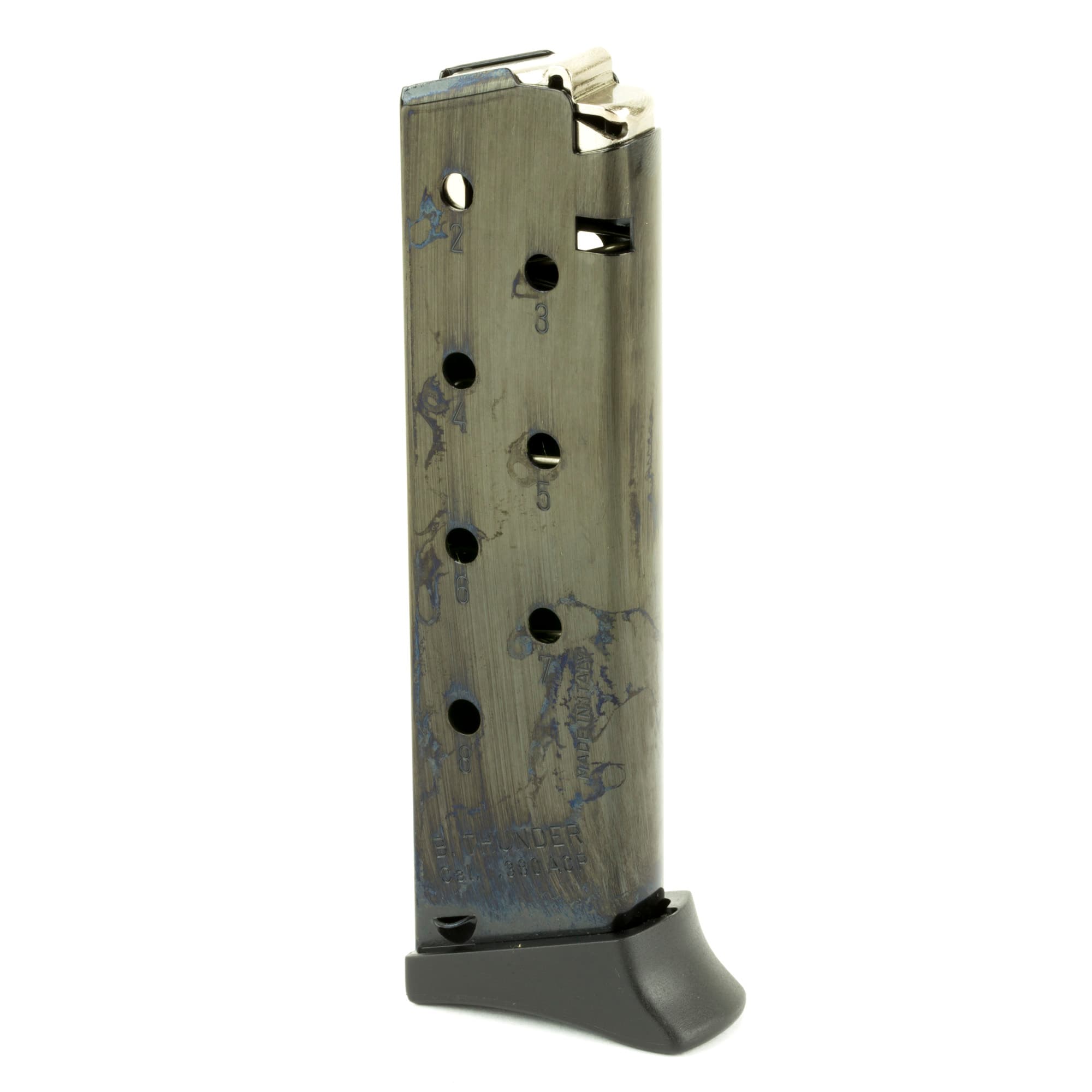Mec-Gar MGBR3808B 8rd Magazine for Bersa Thunder 380 ACP Blued Carbon Steel