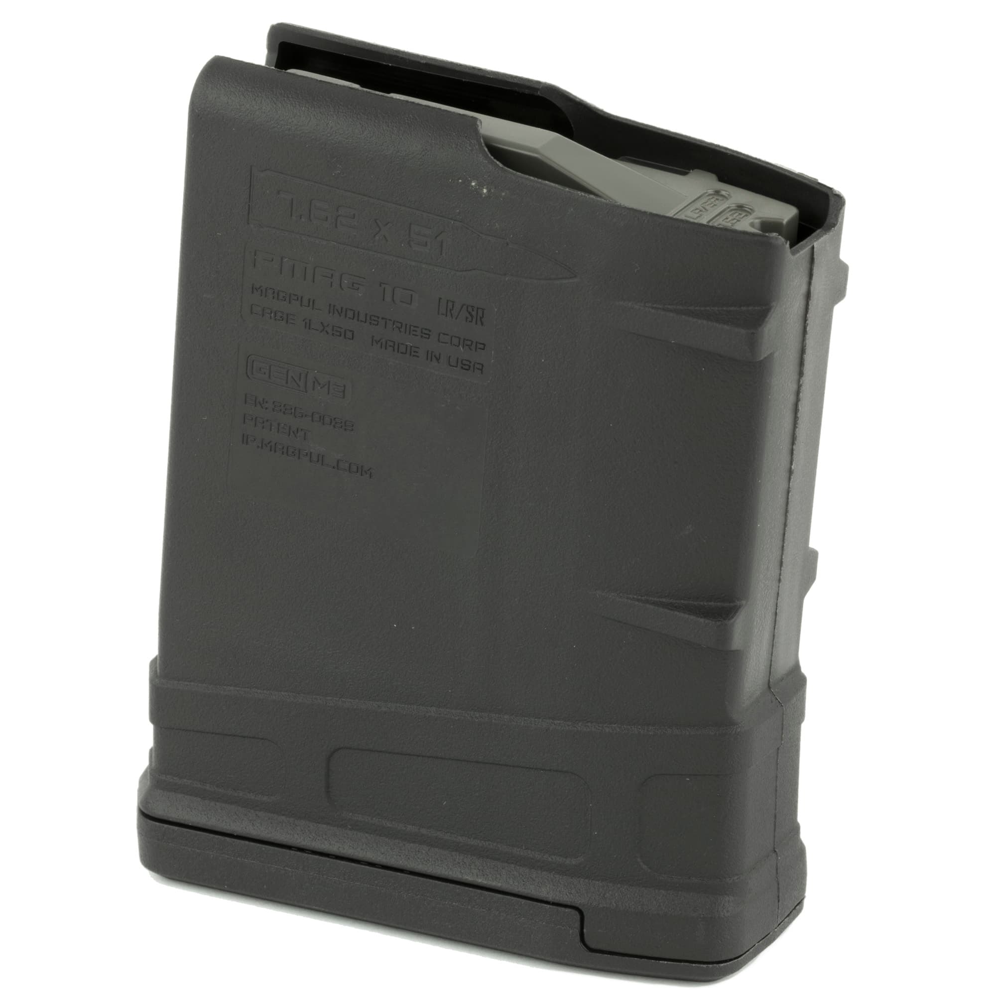 Magpul MAG290BLK PMAG GEN M3 10rd 308 Win/7.62x51mm NATO Fits AR-10/M110/SR25 Black Polymer