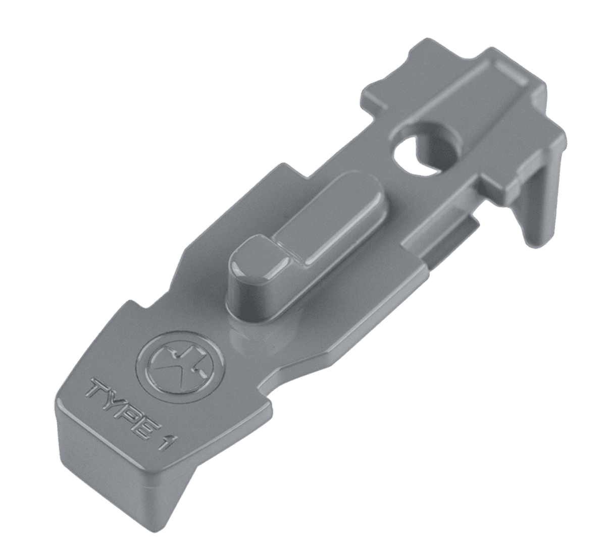 Magpul MAG803-GRY Tactile Lock-Plate Type 1 Made of Polymer w/ Stealth Gray Finish & 1/8" Single Ridge for PMAG 10/20/30 AR/M4 GEN M3/AR 300 B GEN M3 Floor Plates/5 Per Pack