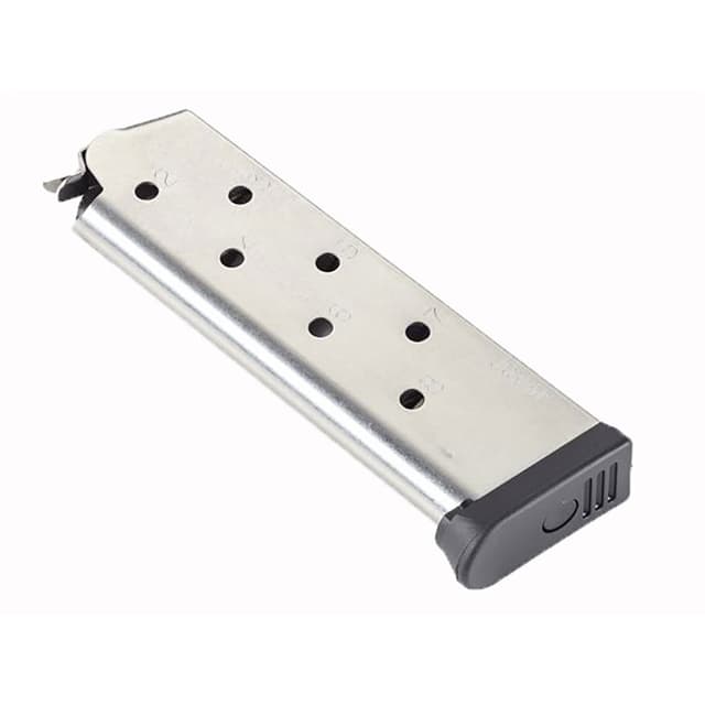 Wilson Combat 1911 Magazine 8-Round .45 ACP Stainless Steel Tube Poly Base Pad